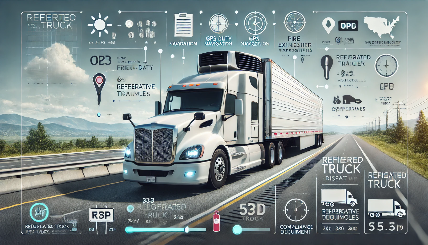 Essential Equipment for Reefer Truck Dispatch in the USA: A Complete Guide for Drivers 1 Equipment for Reefer Truck Dispatch